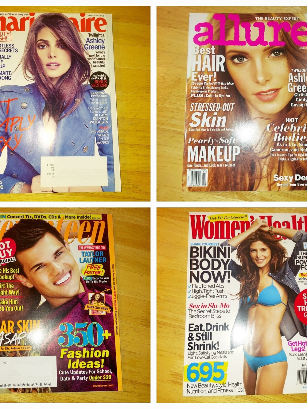 Twilight Members: Ashley Greene and Taylor Lautner in 4 Feature Cover Magazines